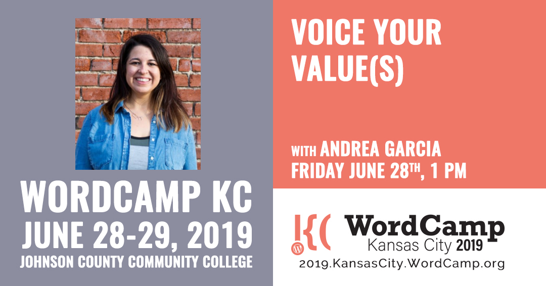 Andrea Garcia, WordCamp KC 2019